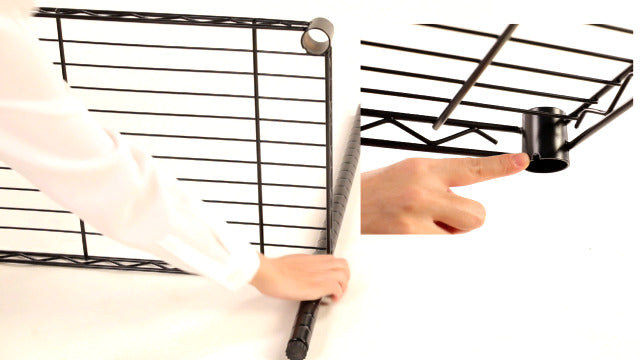 Amazon Basics 3-Shelf Adjustable Heavy Duty Steel Wire Rack - Image 8