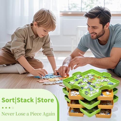 6 Stackable Puzzle Sorting Trays, Fit 1000/2000/5000 - Image 7