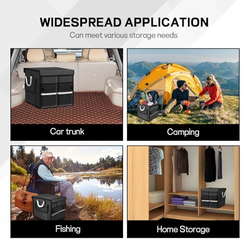 Car Trunk Organizer with Lid, 28L 2-Compartment | Home Organization - Image 7