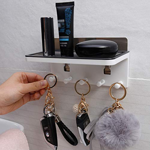JDYOOMI Wall Mount Entryway Storage Organizer Small Stick On Key - Image 8