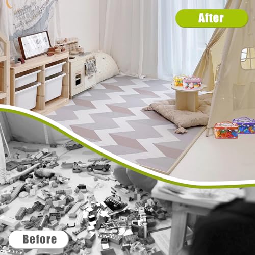8 Packs Large Clear Toy Storage Bags with Double Zipper & - Image 7