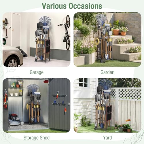 Garden Tool Organizer,Metal Yard Tool Organizer - Image 7