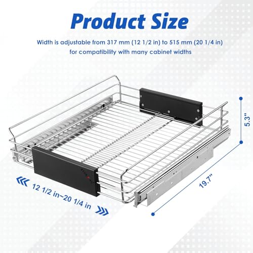 Expandable Pull Out Cabinet Organizer, Slide Out Dra | Pull Out Organi - Image 3