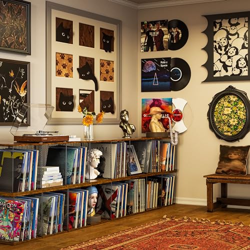 Dmevkic 3 Cube Vinyl Record Storage - Image 7