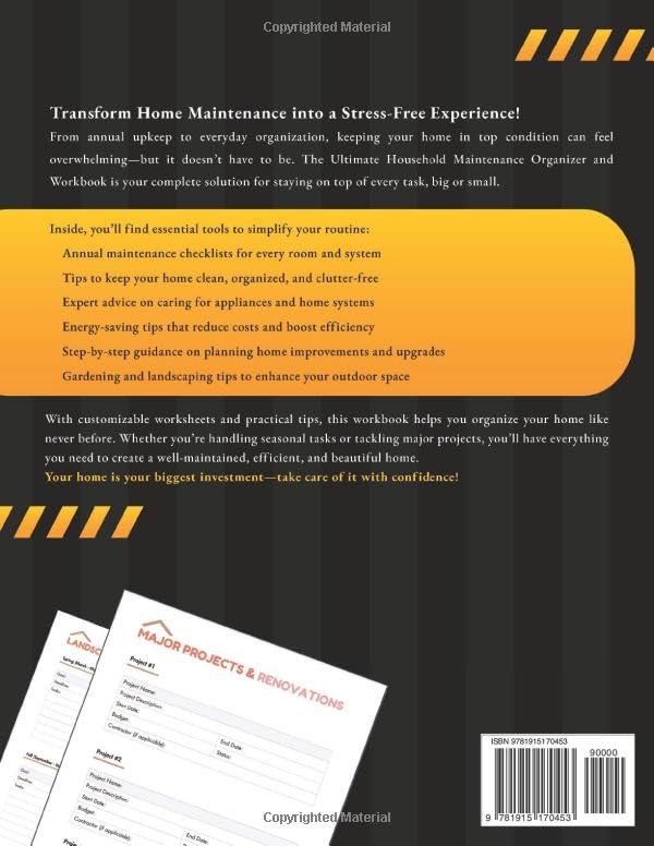 The Ultimate Home Maintenance Organizer & Workbook: How to be - Image 3
