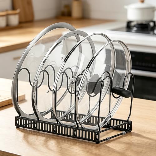 BUYGOO Expandable Pots & Pans Organizer, Pan Rack fo | All Products - Image 8
