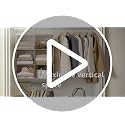 StorageWorks Hanging Closet Organizer with Rod, 4 Sections - Image 8