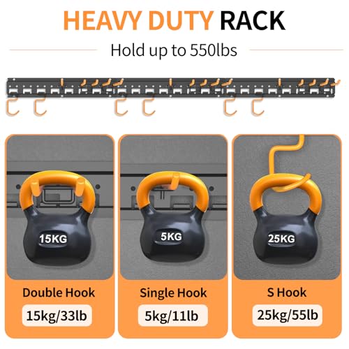 Garden Tool Organizer Wall Mount - Garage Storage | Garage Storage - Image 7