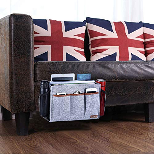 Zafit Bedside Caddy, Large Size Storage Organizer with 8 Pockets - Image 8