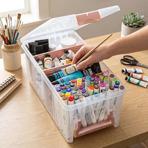 ArtBin Semi Satchel Portable Craft Organizer with 3 - Image 8