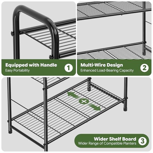 Simple Trending Plant Stand Indoor Outdoor, Plant Shelf - Image 7