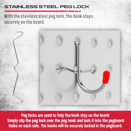 Ultimate 121-Piece Pegboard Hooks Set, Pegboard | Home Organization - Image 8