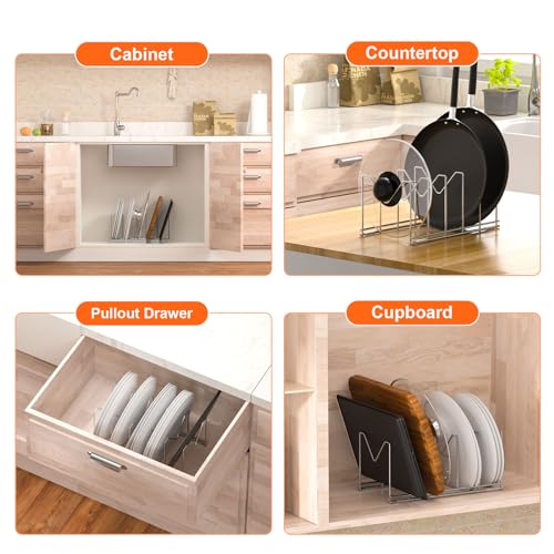 HzTinT 3 Pack Pot Lid Organizer, Holds 15 Lids, Plat | All Products - Image 7
