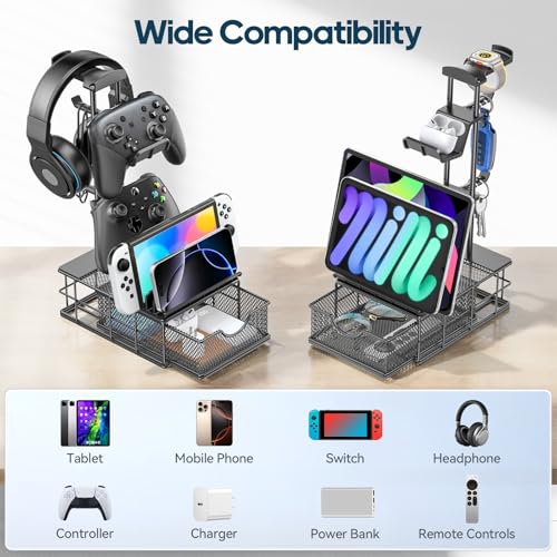 KDD Headphone Stand with Drawer - Headset & Controller - Image 7