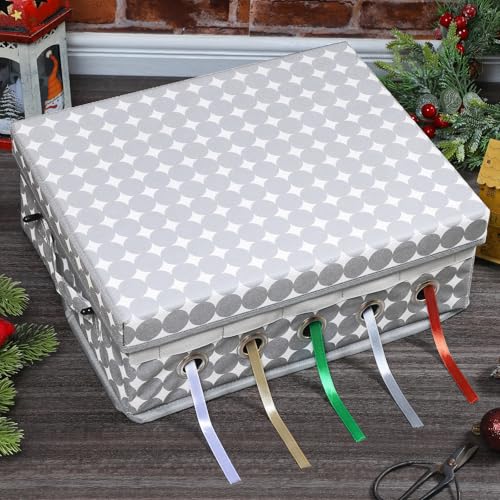 Cinnvoice 2 Pack Christmas Gift-Wrapping Ribbon Container - Image 7