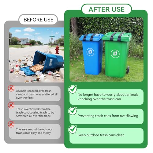 2PCS Trash Can Locks for Animals,Bear Proof Trash Can Locks - Image 7