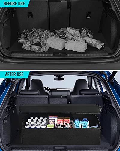 Car Trunk Organizer for SUV and Sedan, Black, 29.5 inches - Image 7