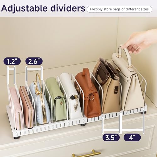 Aminigram Closet Organizers and Storage, Adjustable Purse - Image 7