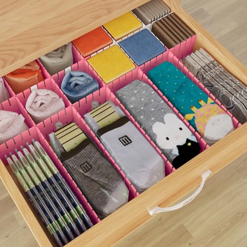 ALBAD Plastic Drawer Dividers Adjustable Drawer Organizer - Image 6