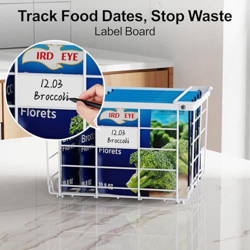 Chest Freezer Organizer - Stackable for 3.5 Cu.ft Freezer, 3 Pack - Image 7