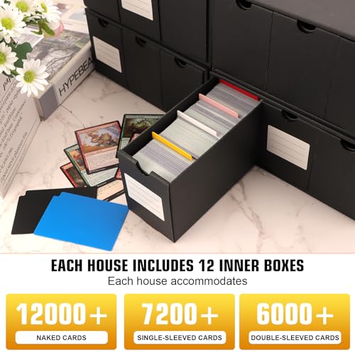 Trading Card Storage Box, Includes 12-600 CT Boxes & 48 - Image 7