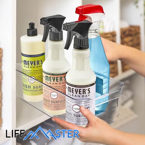 Lifemaster Pantry Organizers and Storage Bins - Stackable Clear - Image 8