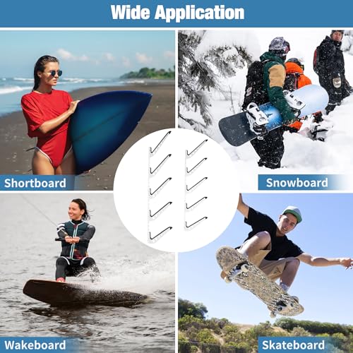 Multi Board Surf Rack Wall Mount for Surfboard, Wakeboard - Image 8