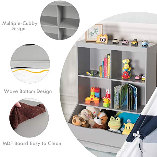 GIANTEX Storage Cabinet, Cubby Toy Organizer - Image 8
