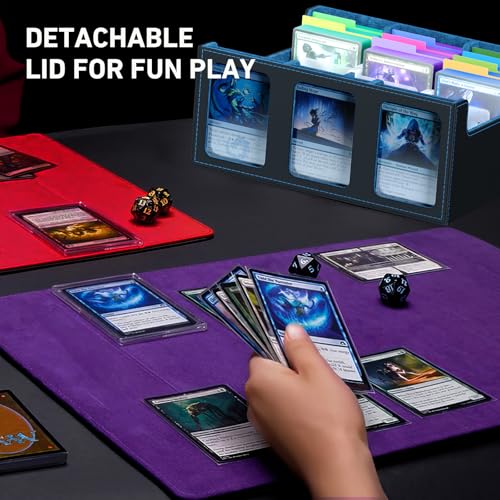 3-Row Trading Card Storage Box, Bulk Cards Case for 2400+ - Image 7