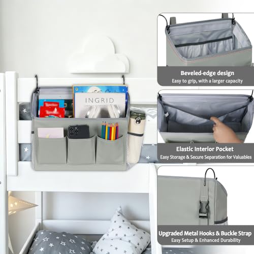 Loghot Bedside Caddy Organizer Bed Storage Bag for Dorm - Image 7