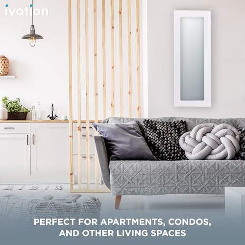 Ivation Wall Mount Ironing Board Cabinet W Mirror, Fold Down - Image 7
