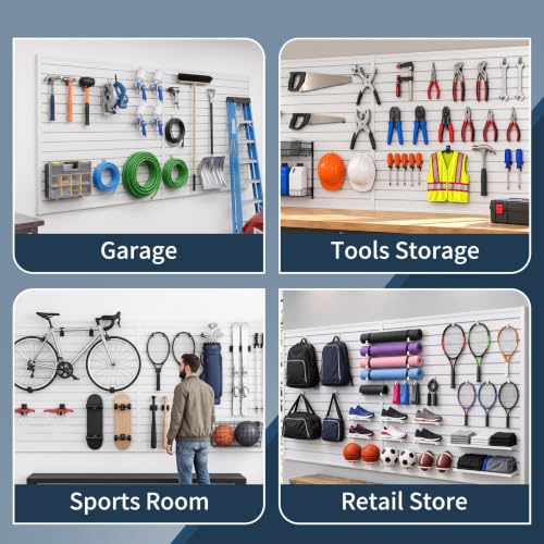 Slat Wall Paneling 4x8 Ft, Garage Slatwall Organizer - Image 8