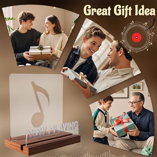 YuanDian Now Playing Vinyl Record Stand, Light up Display - Image 7