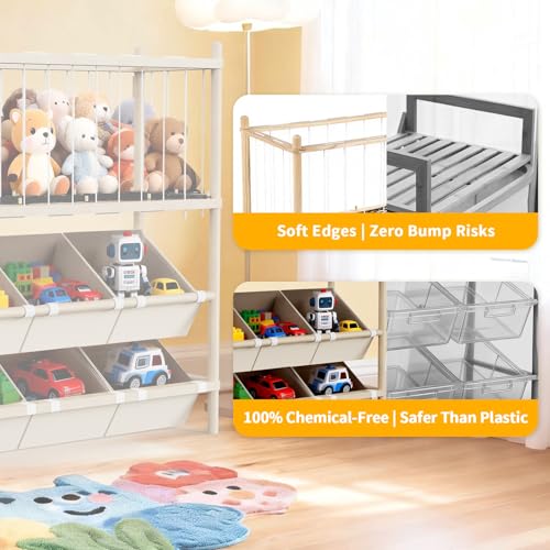 EAQ 2-in-1 Stuffed Animal Storage & Toy Organizer for Kids - Image 7