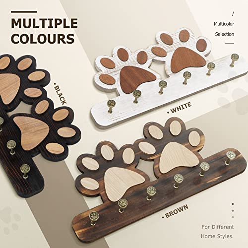 MTERSN Decorative Dog Leash for Wall with 6 Key Hooks | Pet Essentials - Image 7