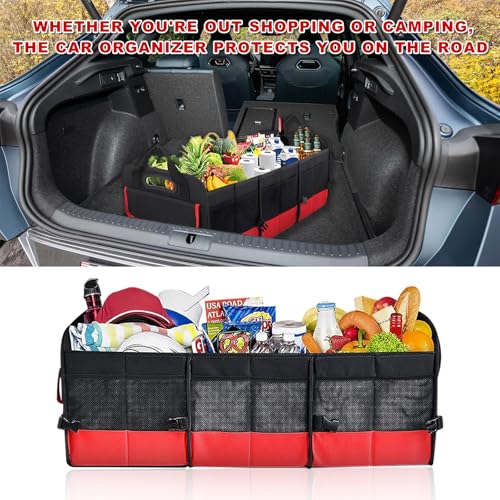 Car Trunk Organizer, Large Capacity Collapsible Cargo - Image 7