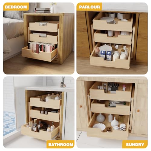 Pull Out Cabinet Organizer, 14''W×21''D×19''H Soft Close - Image 7