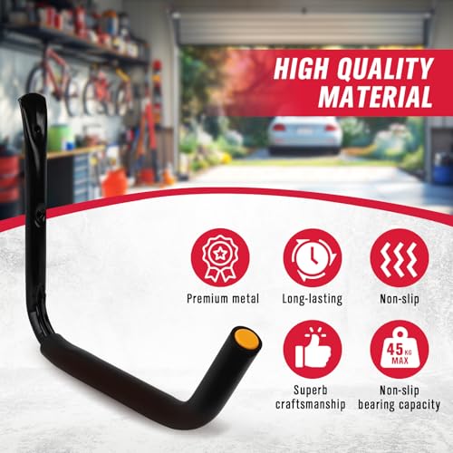 SEDY 4-Piece 15" 100 Lbs Heavy Duty Garage Storage Hooks - Image 8