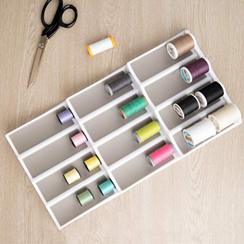 3 Tier Spice Drawer Organizer with Non-Skid Storage Tray - Image 8