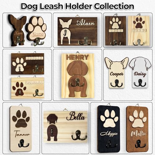 Dog Leash Holder for Wall Mount with Scrabble Letters - Image 7