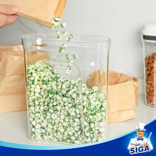 MR.SIGA Airtight Cereal Dispenser Set, Storage Containers - Image 7