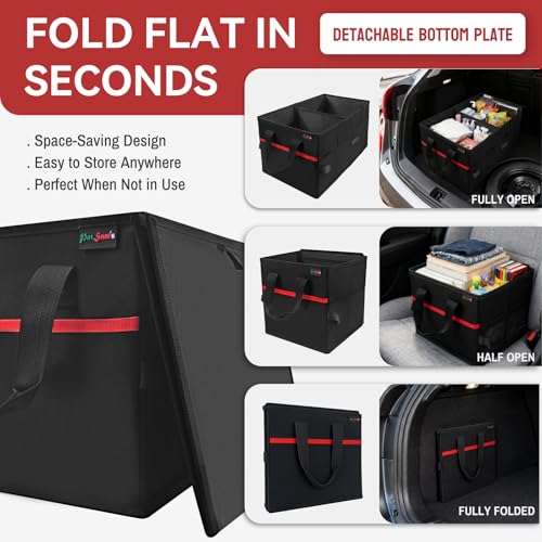 PAT SAM'S Collapsible Trunk Organizer for SUV | Home Organization - Image 7