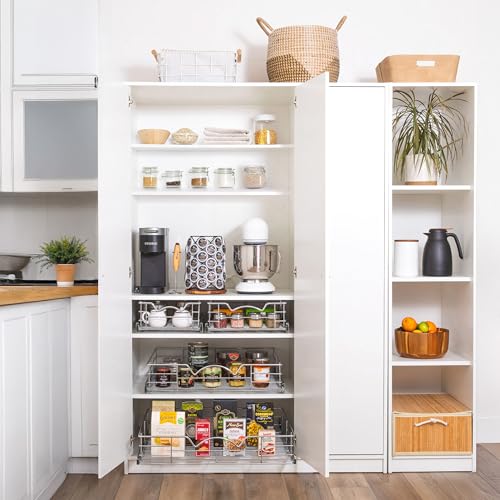 HOLDN’ STORAGE Pull Out Cabinet Organizer, Pantry Dr | Pull Out Organi - Image 3