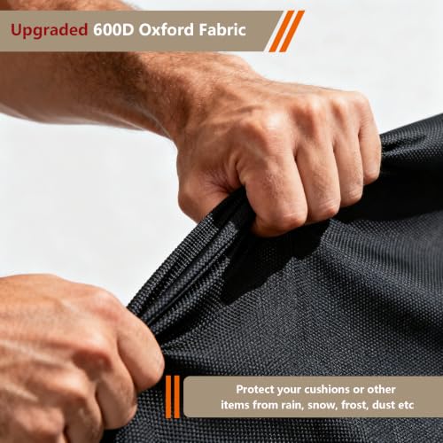 177 Gallon Outdoor Cushion Storage Bag 68 inch, 1 Pack - Image 8