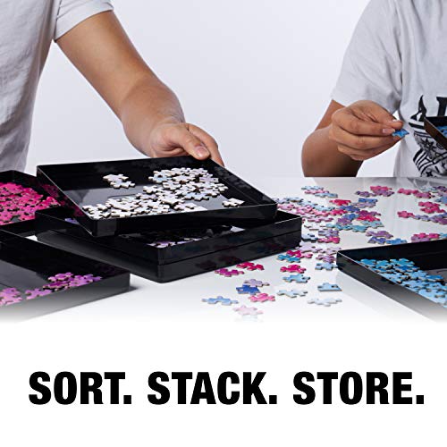 8 Puzzle Sorting Trays with Lid 8" x 8" - Jigsaw Puzzle - Image 7