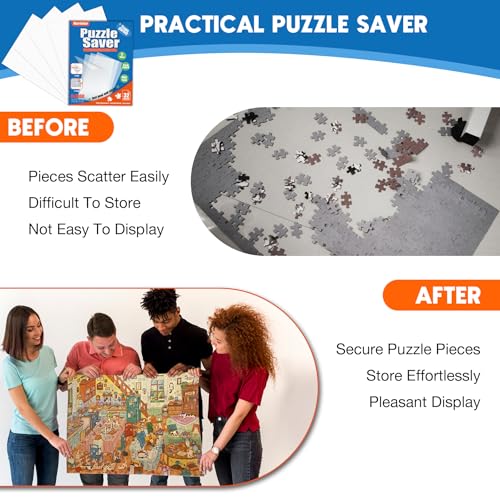 11.5 x 8.3 in Puzzle Sorting Trays Stackable with 32 - Image 8