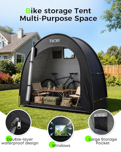 Bike Storage Shed Tent,Bike Cover Waterproof Outdoor - Image 7