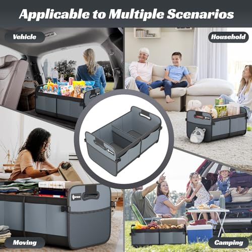 Trunk Organizer for Car - 70L Collapsible Sturdy Car - Image 8