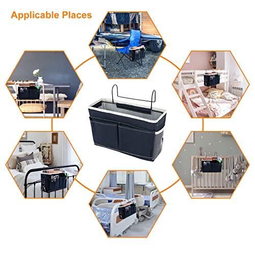Surblue Bedside Caddy Bedside Storage Bag Hanging | Home Organization - Image 8