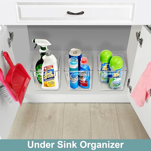Sorbus Fridge Organizers and Storage, Clear Plastic Bins (Small - Image 7